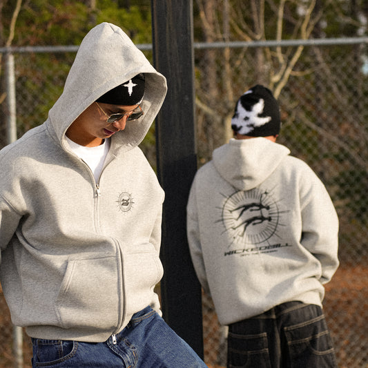 Ascend Zip Hoodie Heather Grey