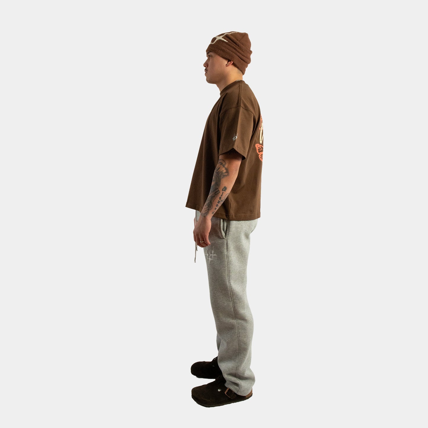 D&D STRAIGHT LEG SWEATPANTS GREY