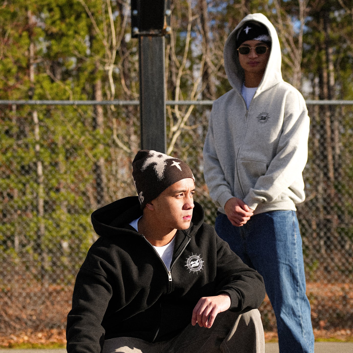 Ascend Zip Hoodie Black