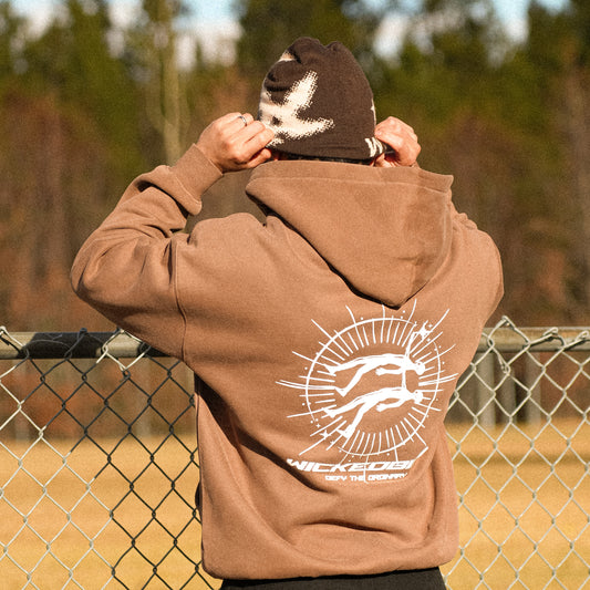 Ascend Zip Hoodie Brown