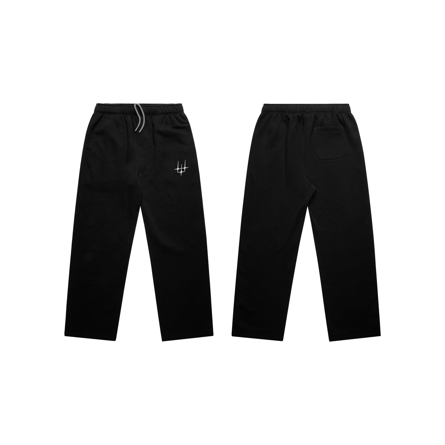 D&D STRAIGHT LEG SWEATPANTS BLACK