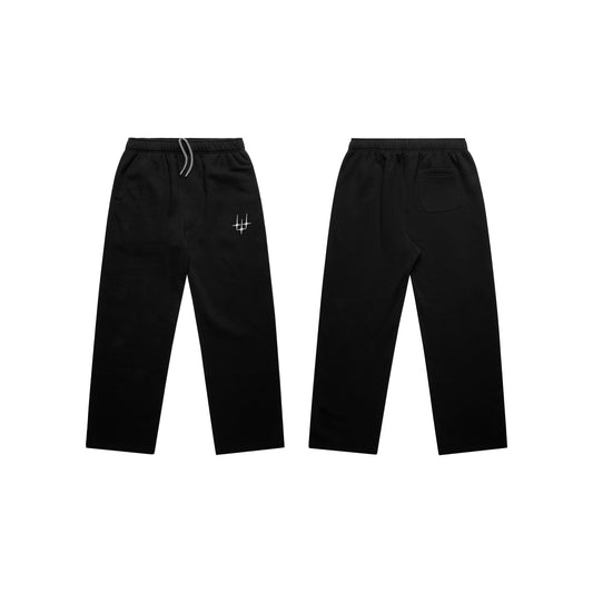 D&D STRAIGHT LEG SWEATPANTS BLACK